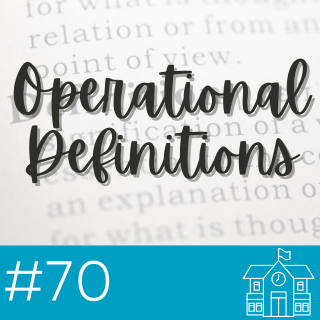 Fact Sheet 70 - Operational Definitions